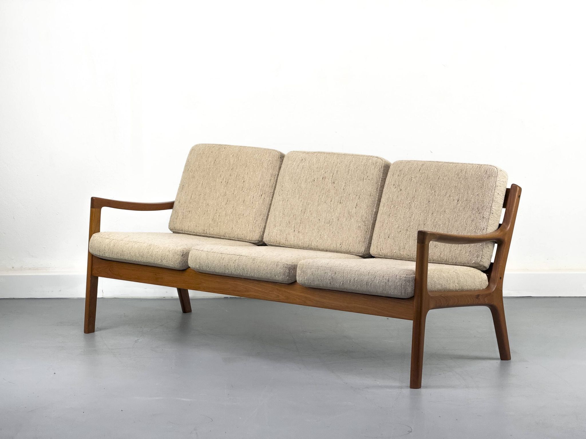 3-Seater Senator Sofa in Teak by Ole Wanscher for Cado, 1975