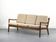 3-Seater Senator Sofa in Teak by Ole Wanscher for Cado, 1975