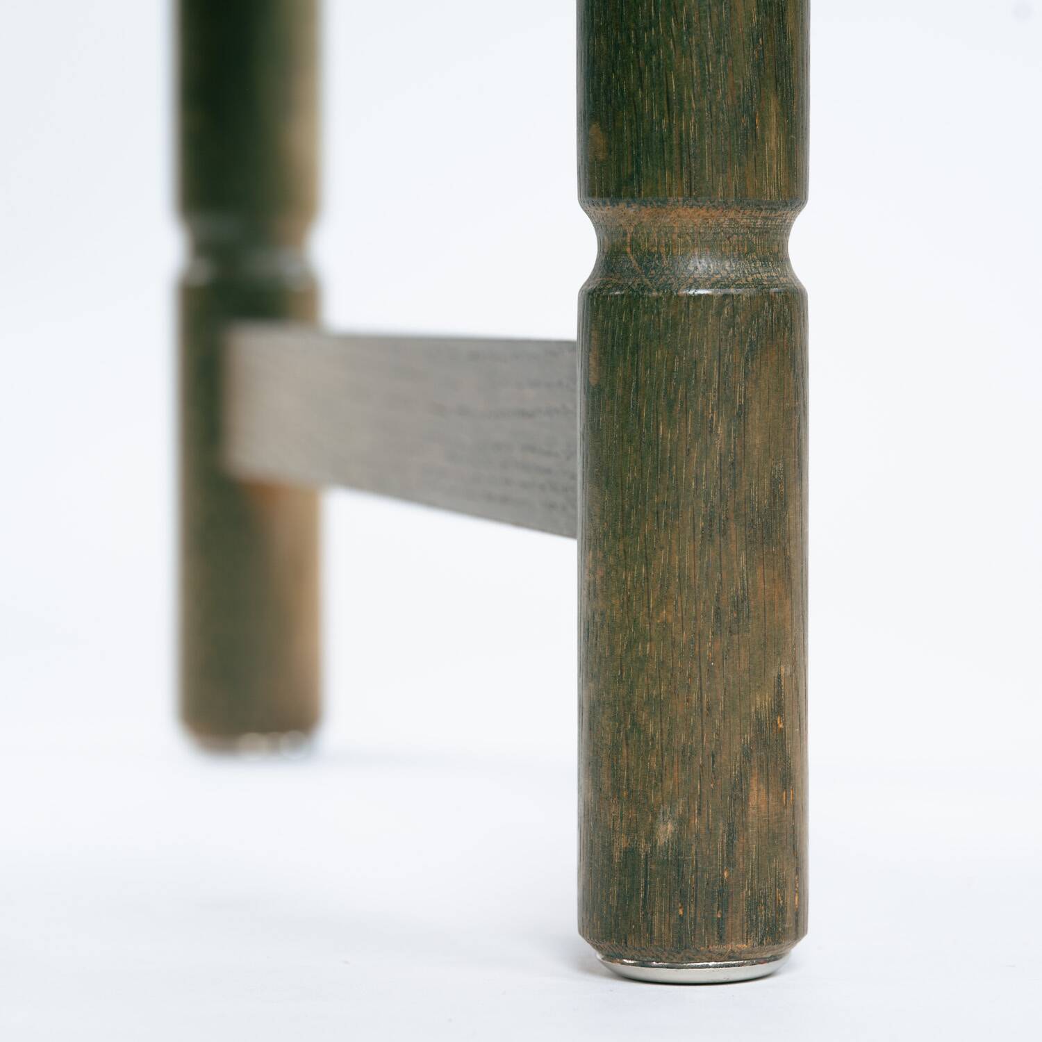 Odessa dining chairs set of 6, stained birchwood, Danish cord, 1970s