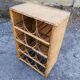 Porte bouteilles rotin bambou vintage
