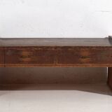 Japanese low table with cedar drawers – Showa period (c. 1926–1970)