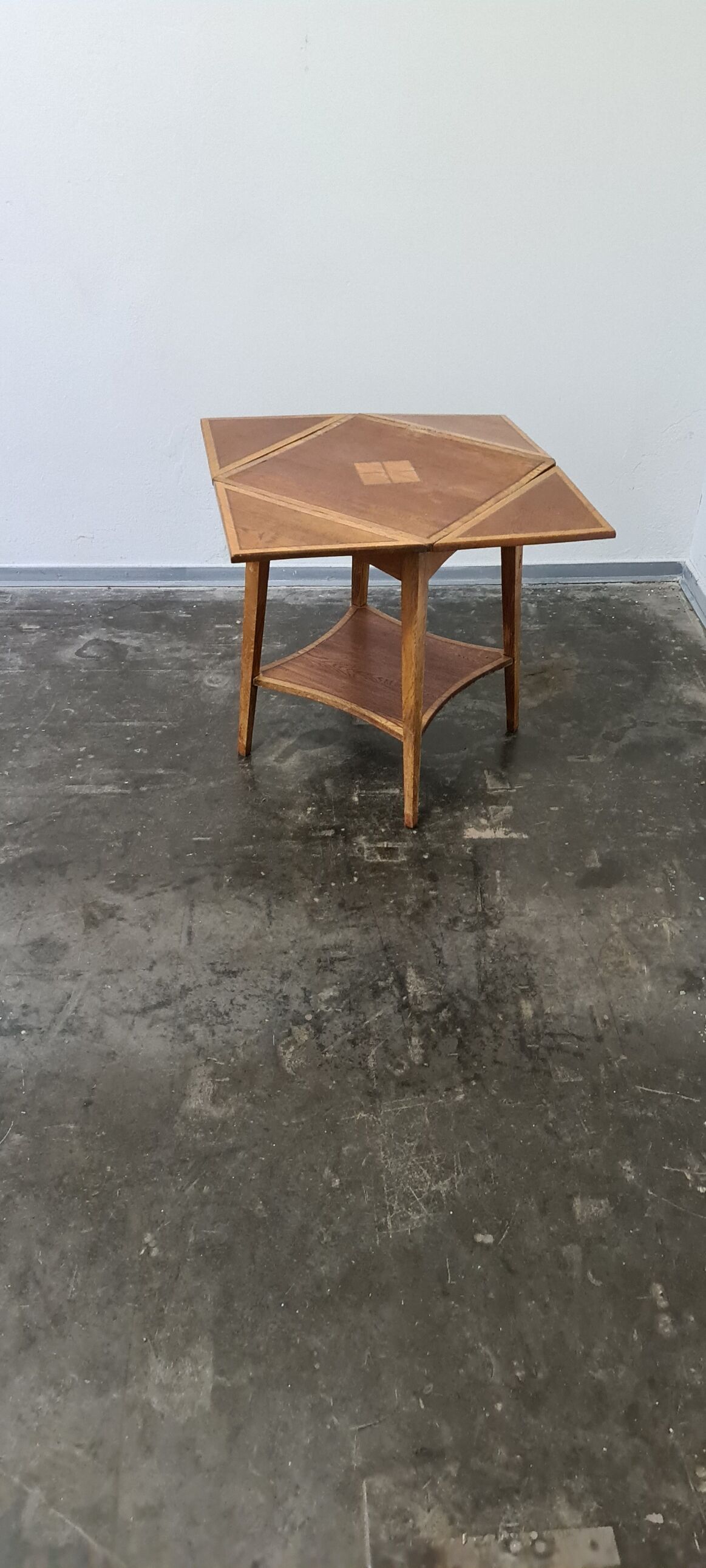 Vintage oak folding table