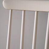 Scandinavian vintage white chairs