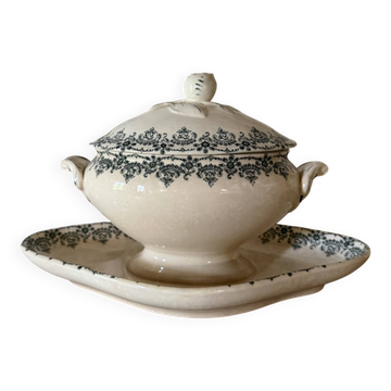 Saucière en terre de fer H.Boulenger