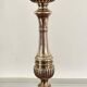 Paire de lampe de table de style Louis XIV du 19ème siècle en métal argenté