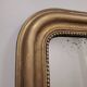 Large antique Louis Philippe gilded mirror