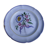 Passavant earthenware plate in Argonne tricolore motif revolution