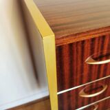 Large vintage chest of drawers 4 drawers restyled