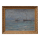 Marine seascape with sailing ships - Herman Van den Berghe, ca. 1900-1920