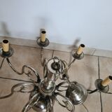 Pewter chandelier