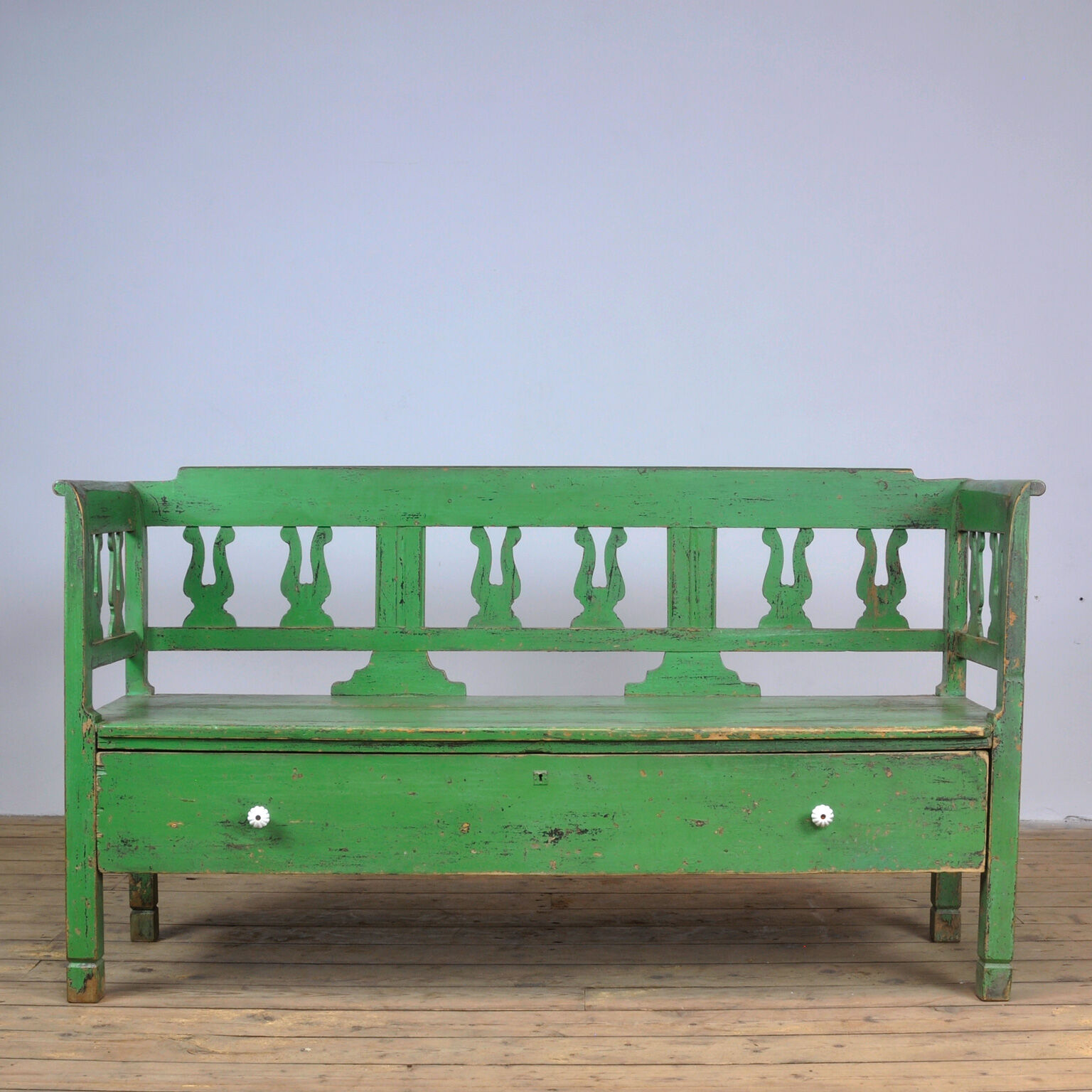 Antique box bench, 1920's