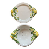 Double lemon slushie fruit bowl Italy