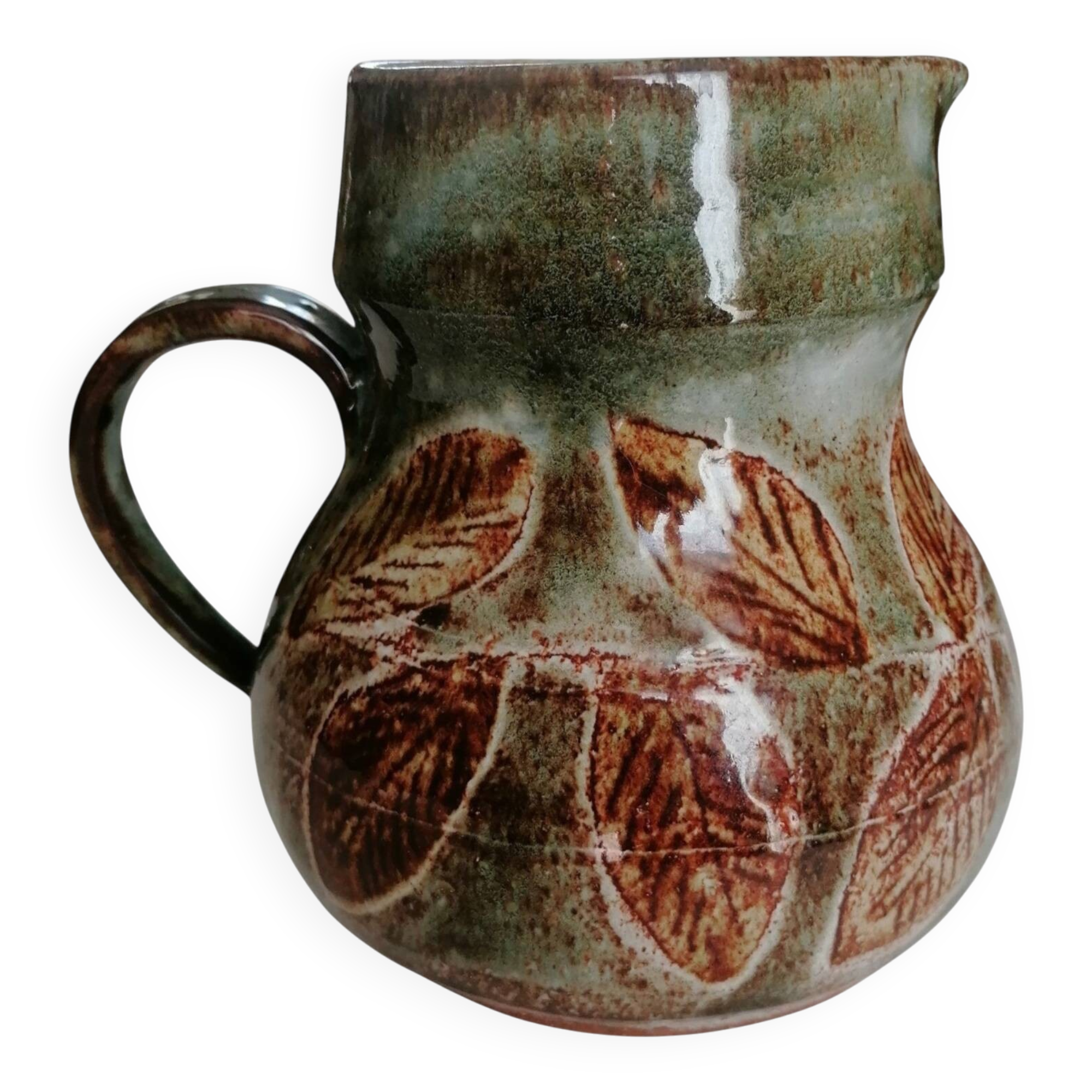 Jug signed YC Millau by the ceramist Yannick Chureau.