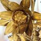 Pair of brass appliques. France, 1960s.