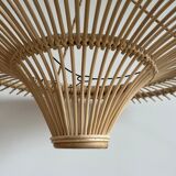 Suspension rattan saucer iron frame D:120 H:60