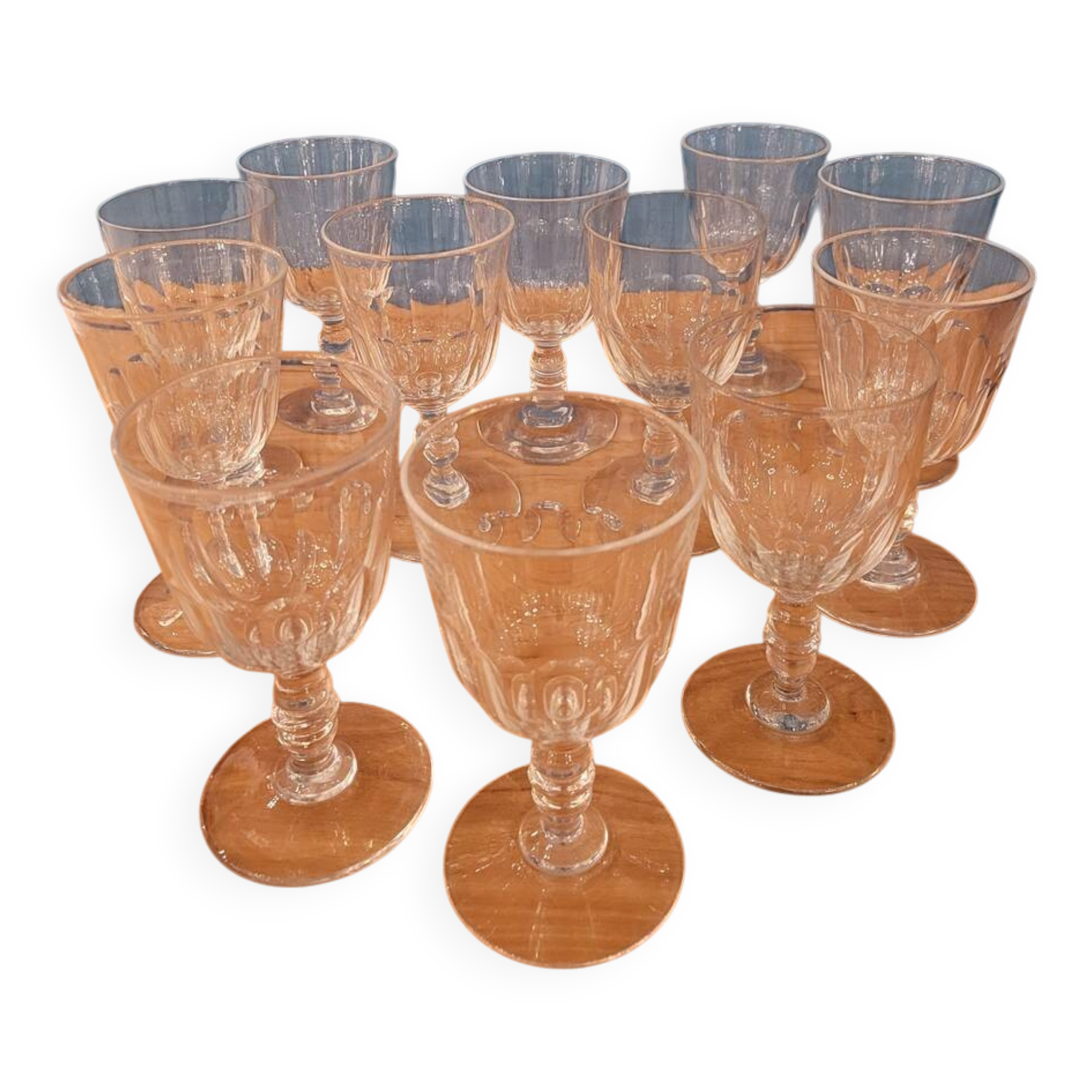 12 verres à vin en cristal Clermont