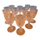 12 Clermont crystal wine glasses