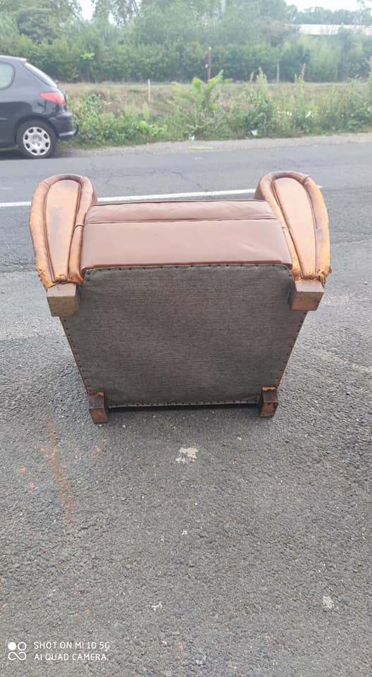 Pair of leather club shoes circa 1930/40