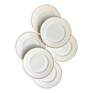 6 assiettes à entremet