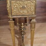 19th century gilded wood planter