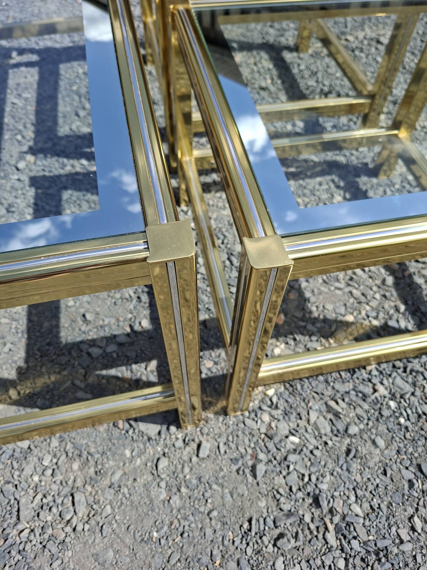 Nest of coffee tables 1970 Roche Bobois