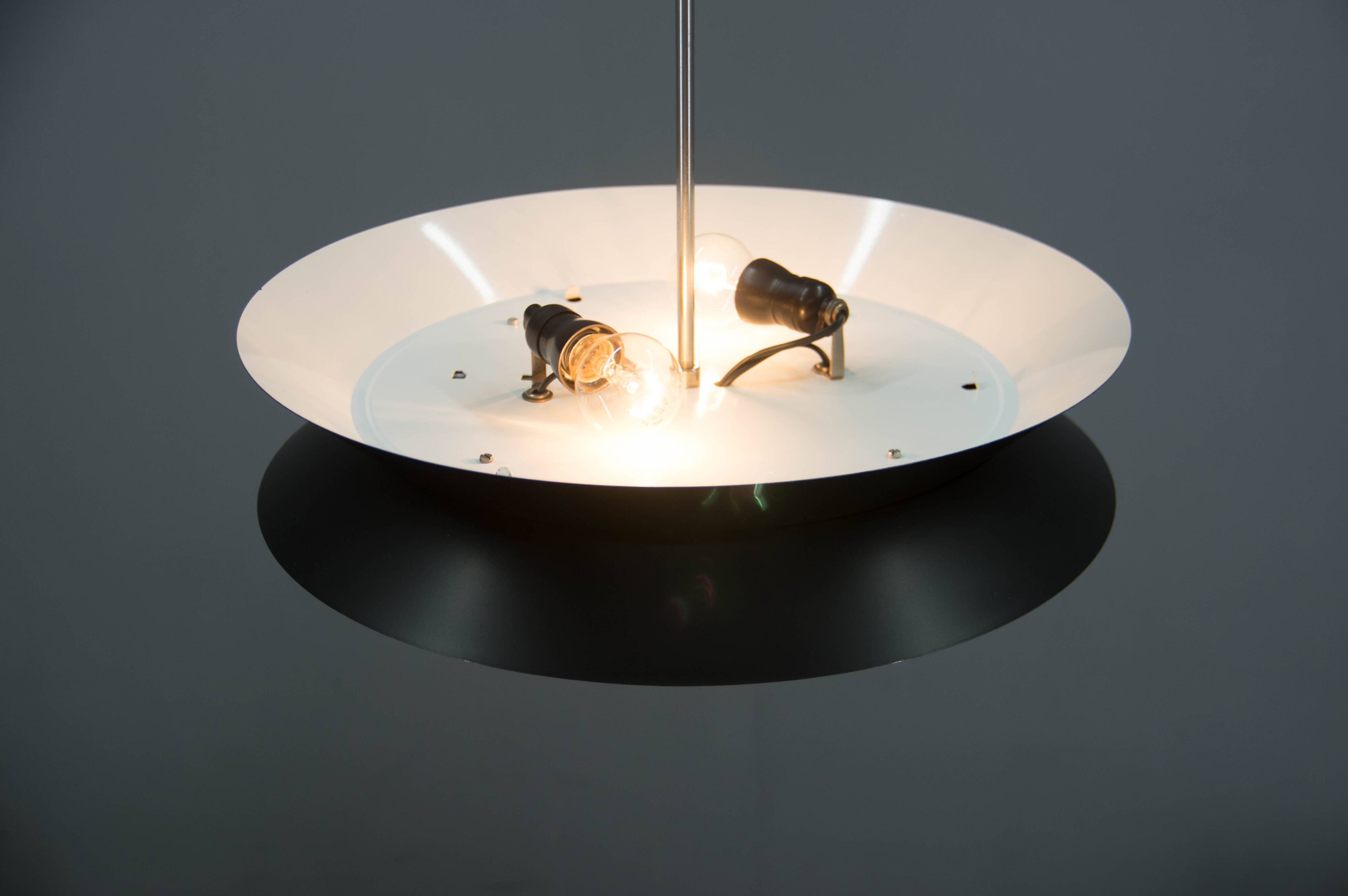 Space Age UFO Chandelier, 1960s, Restored