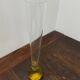 Vase bourgeon en verre à bulles