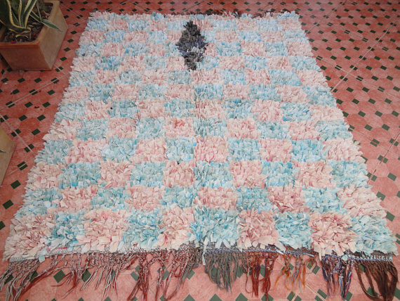 Carpet boucherouite 150 x 131 cm