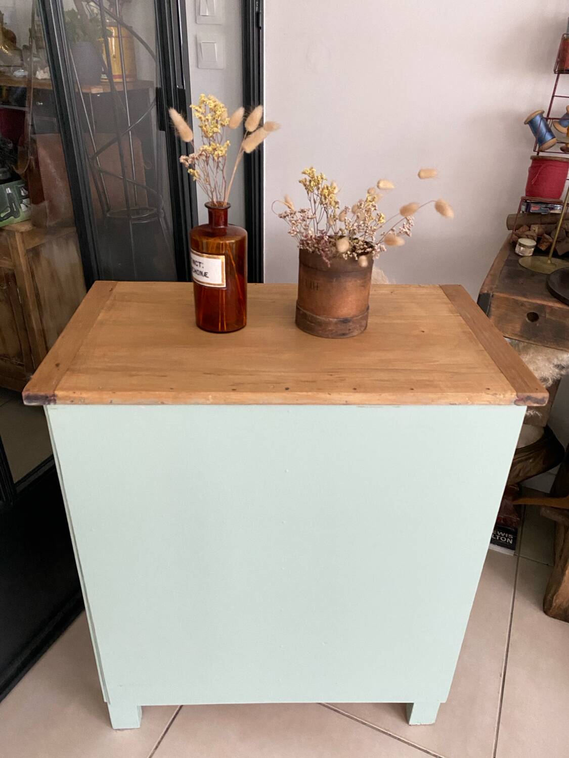 Old vintage jam buffet