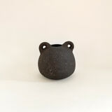 Vase "Bouboulita" en grès noir