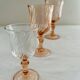 Set of 6 luminarc pink wine glass