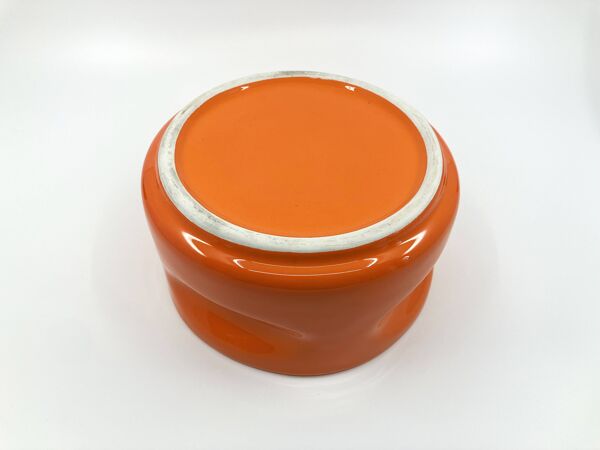 2 plats Form en céramique • Design  B. Devaux • Space Age • 1969