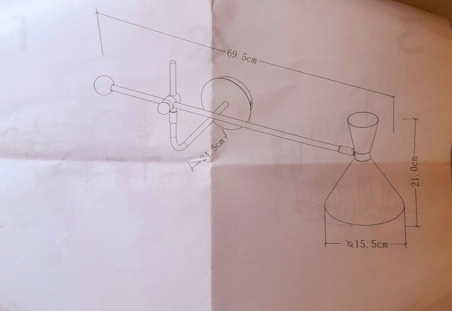 Diabolos wall lamp