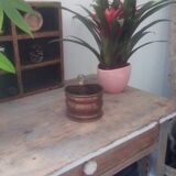 Old workshop box in copper and brass