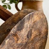 Tabouret paysan en chêne