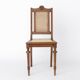 Antique Beechwood Chair with Cane Seat & Back, 1930s–1950s | Turned Wood