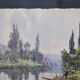Georges Planes (1897-1977) Valley Landscape, Riverbank (double-sided)