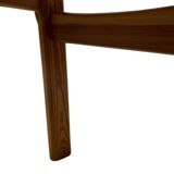 Vintage set of four pinewood chairs Rainer Daumiller minimalist design