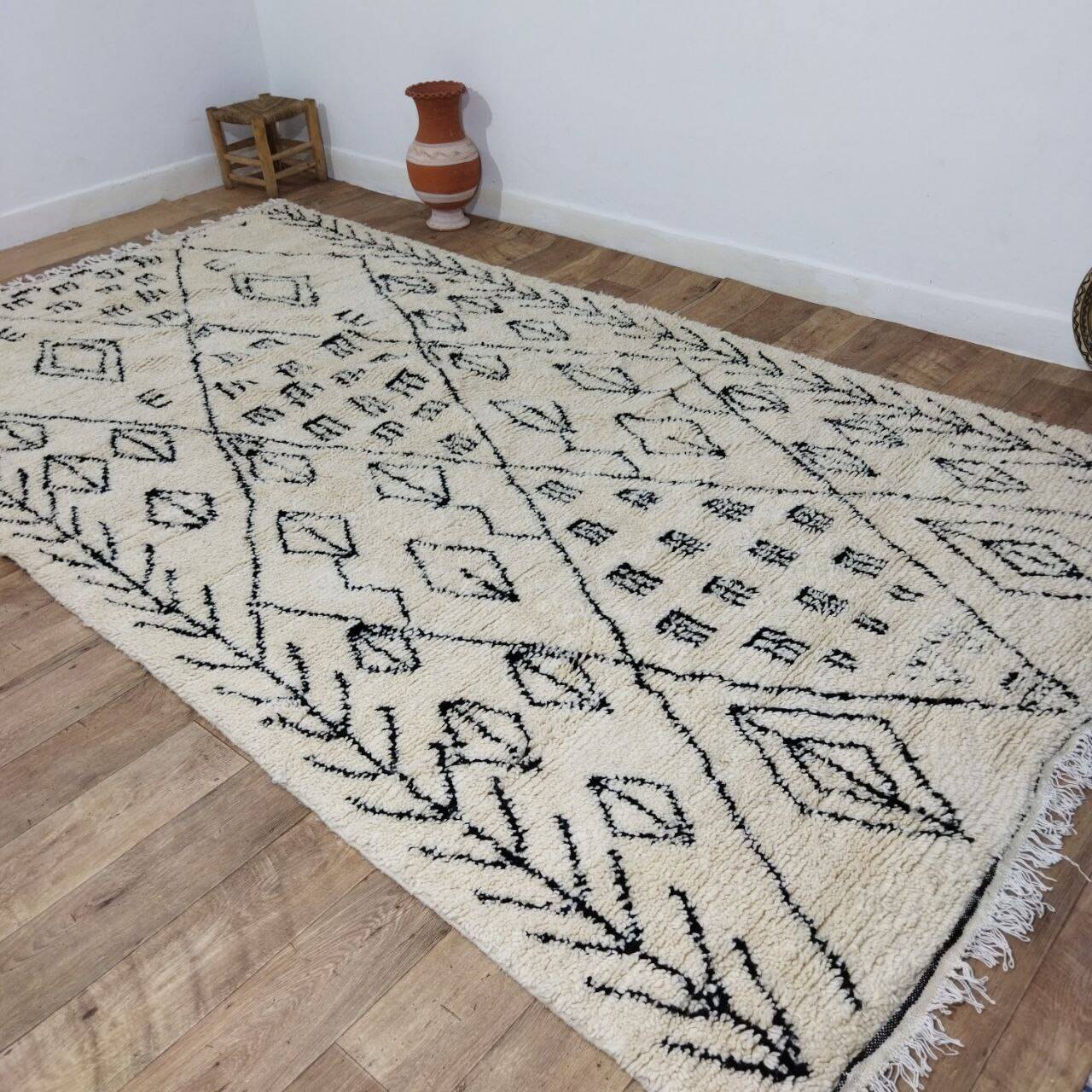 Berber abstract rug 350 X192 CM