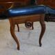 Wooden piano stool