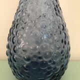 Carafe empoli purple mauve small bubbles hobnail