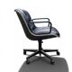 Charles Pollock – Executive Knoll office chair in black leather