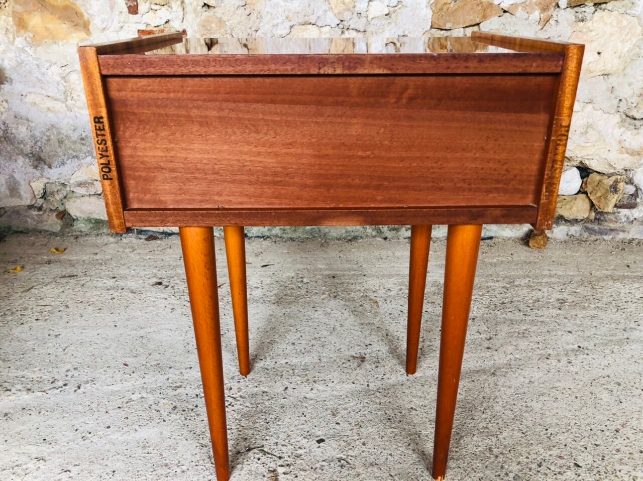 Vintage bedside, scandinavian style, circa 60