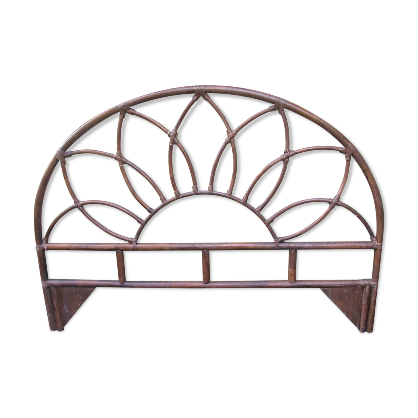 Headboard - in rattan from the 70s
