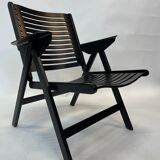 Niko Kralj Slovenian Rex Plywood Folding Chair for Stol 1950s in Black