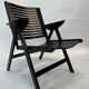 Niko Kralj Slovenian Rex Plywood Folding Chair for Stol 1950s in Black