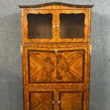 Louis XV period guillotine secretary in marquetry