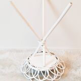 Rattan tripod plant stand