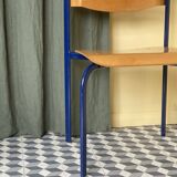 Cobalt Blue Stacking Chairs