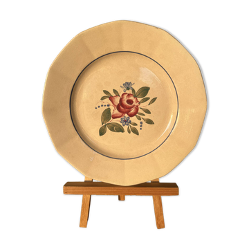 Digoin Sarraguemines plate - model 9177
